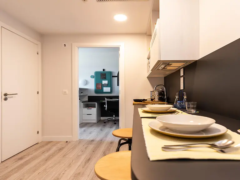 Singola bagno condiviso a Barcellona 4
